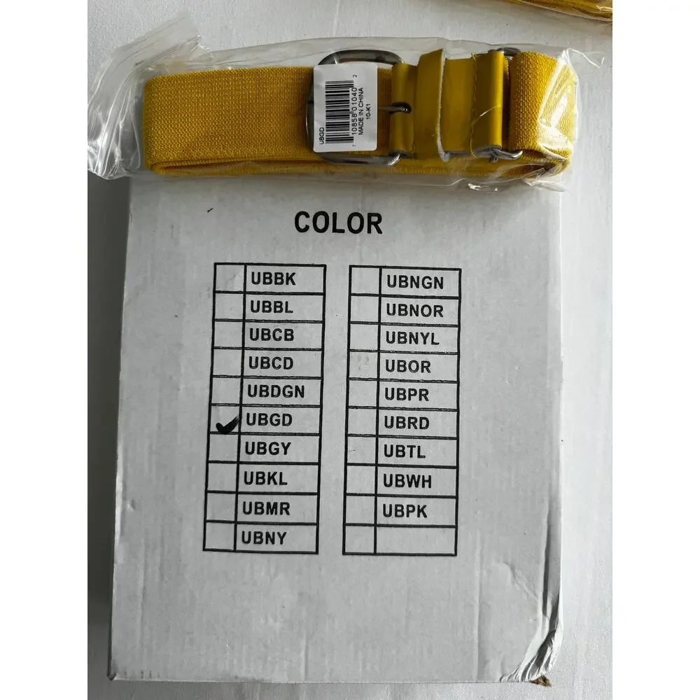 Champion Sports Gold Adjustable Uniform Belts Youth – Lot of 10 – New